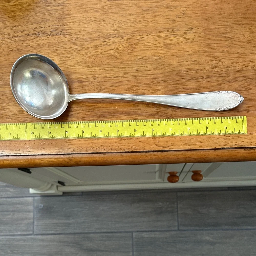 BMF 90 German Silver Plated Soup or Punch Ladle. No Monogram